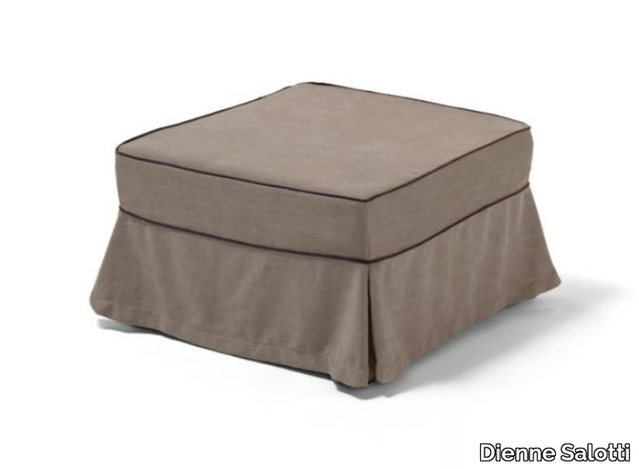 CHIP - Upholstered fabric pouf bed with removable lining _ Dienne Salotti