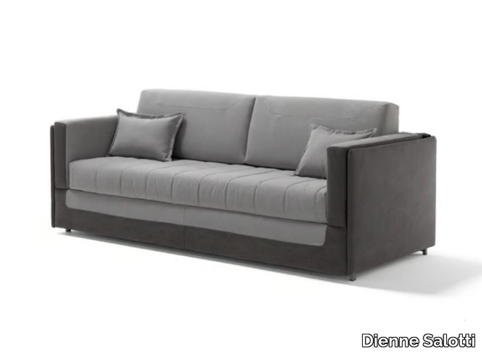 COUPÈ - Upholstered 3 seater fabric sofa bed with removable cover _ Dienne Salotti