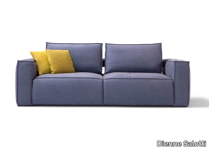 MORE - 2 seater fabric sofa bed with removable cover _ Dienne Salotti