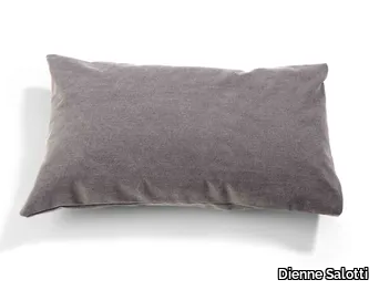 D10 - Solid-color rectangular fabric cushion with removable cover _ Dienne Salotti