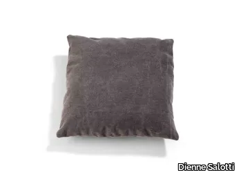 D24 - Solid-color square fabric cushion with removable cover _ Dienne Salotti