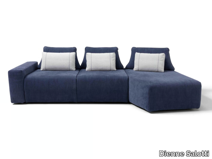 KEY - 3 seater sectional fabric sofa bed _ Dienne Salotti