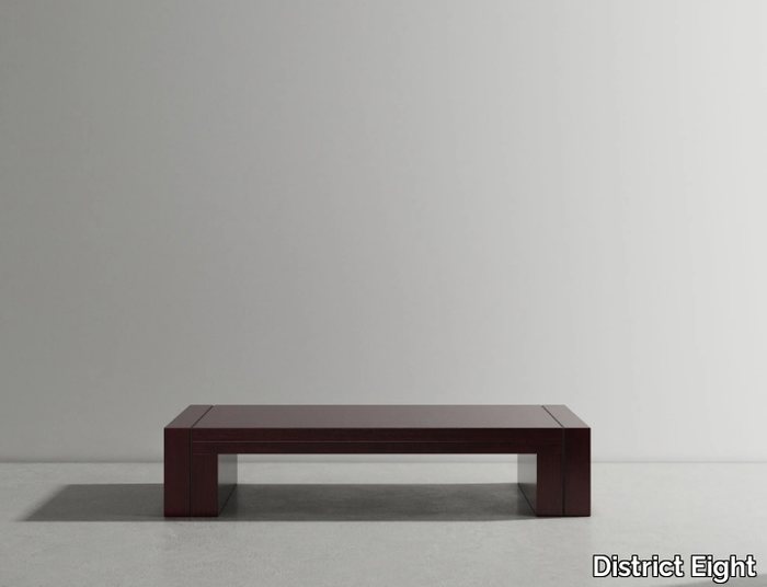 LIMEN - Low wooden coffee table _ District Eight