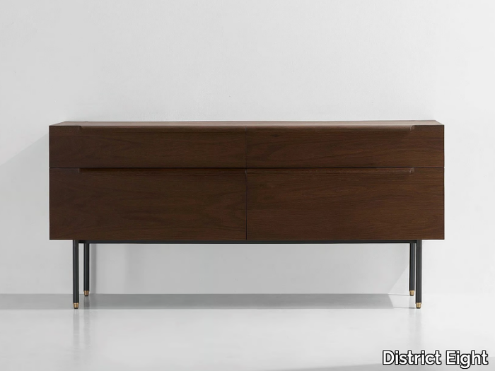 STACKING HIGH - Steel and wood sideboard with drawers _ District Eight