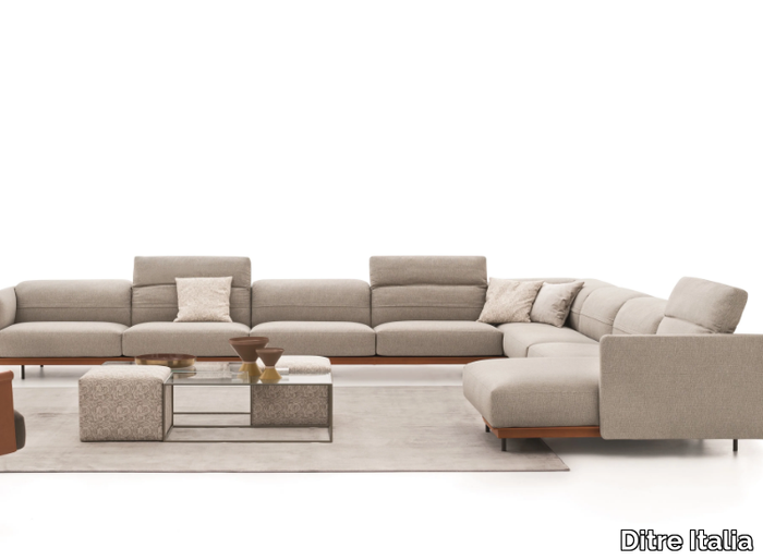 ARLOTT HIGH - Corner sectional fabric sofa _ Ditre Italia