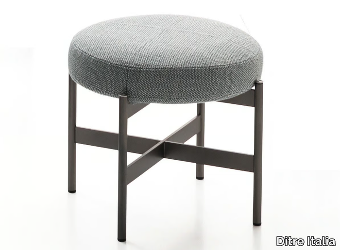 ERYS - Upholstered fabric stool _ Ditre Italia