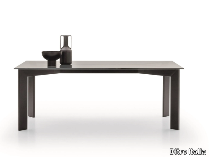 FRAME - Rectangular glass table _ Ditre Italia