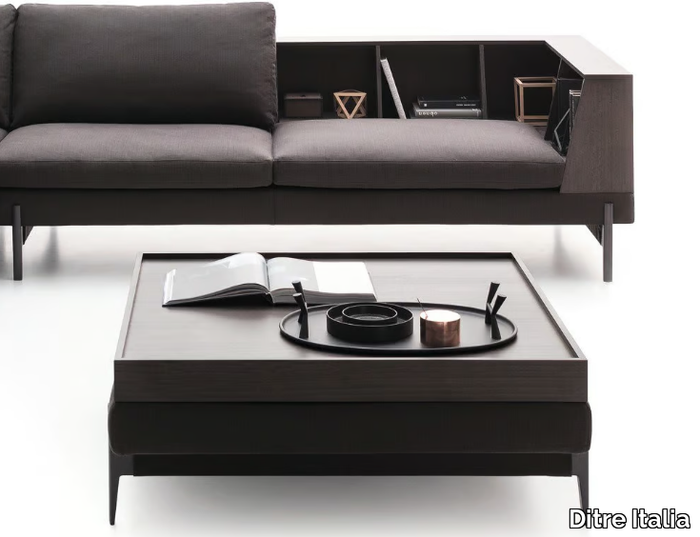 KIM - Rectangular fabric coffee table _ Ditre Italia