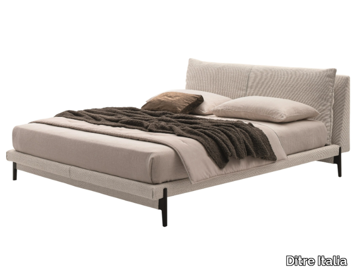 KIM - Fabric bed with upholstered headboard _ Ditre Italia