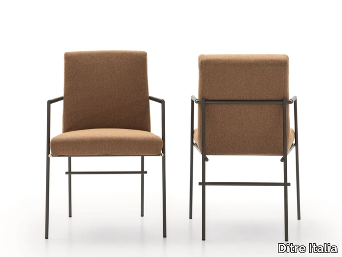 KYO - Fabric chair with armrests _ Ditre Italia