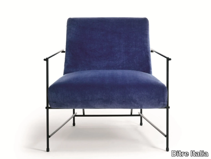 KYO - Upholstered armchair with armrests _ Ditre Italia