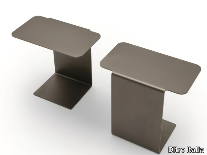 SKIN - Rectangular plate side table _ Ditre Italia