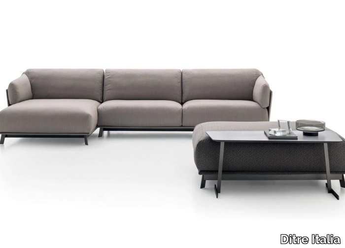 KAILUA - 3 seater fabric sofa with chaise longue _ Ditre Italia