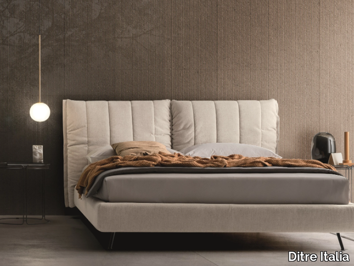 ON LINE - Fabric bed with high headboard _ Ditre Italia