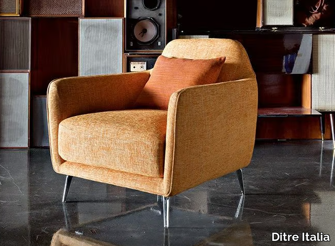 ELLIE - Fabric armchair with armrests _ Ditre Italia