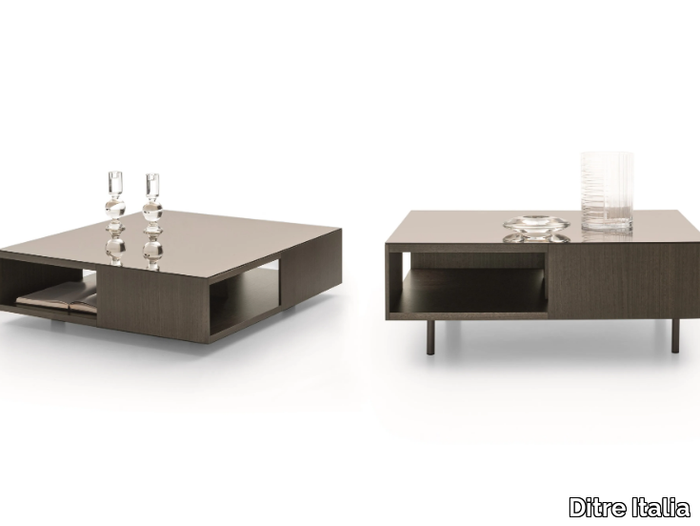 UNION/URBAN - Square coffee table with storage space _ Ditre Italia