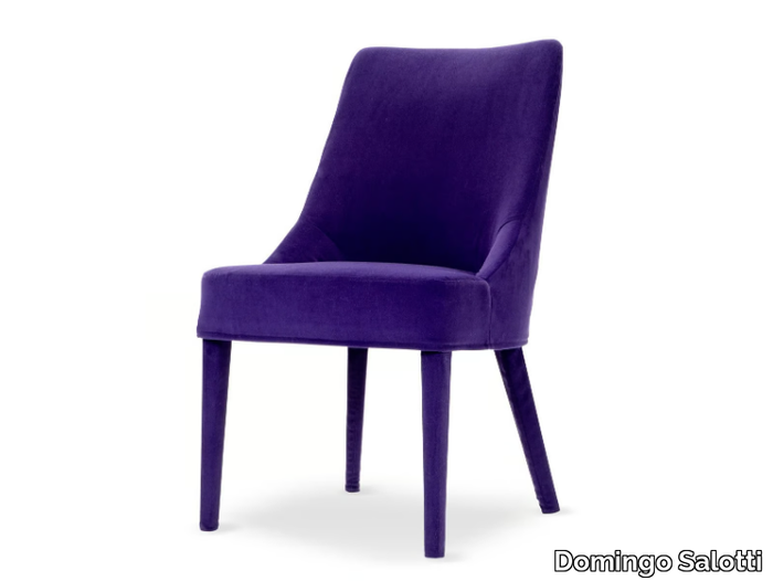 BLATH - Upholstered fabric chair with removable cover _ Domingo Salotti