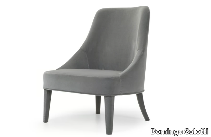 BLATH - Upholstered fabric easy chair with removable cover _ Domingo Salotti