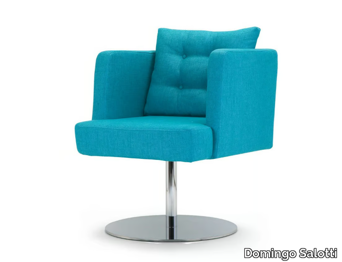 ARTIBELLA - Swivel upholstered easy chair _ Domingo Salotti