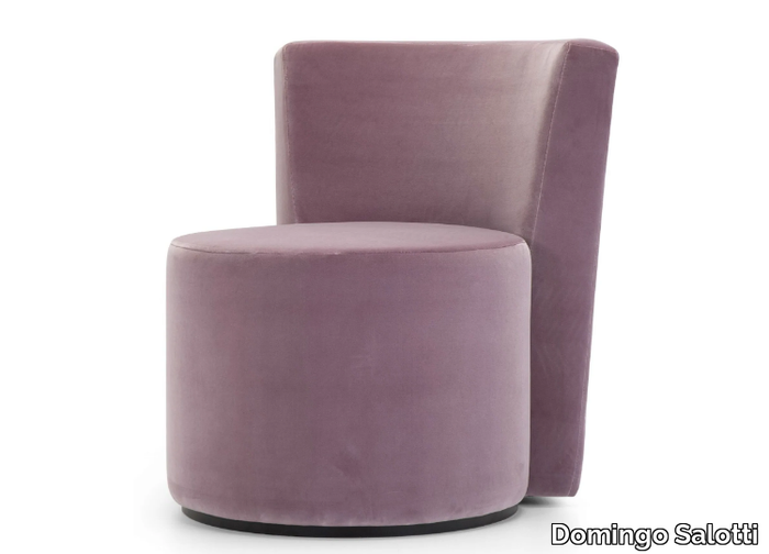 DALT LARGE - Contemporary style upholstered fabric lobby chair with removable cover _ Domingo Salotti