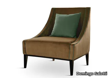 SIKKA - Contemporary style upholstered fabric lobby chair with removable cover _ Domingo Salotti