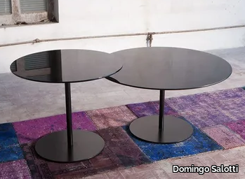 ZAIKIN - Tempered glass coffee table for living room _ Domingo Salotti