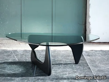 1709 - Triangular crystal coffee table _ Domingo Salotti