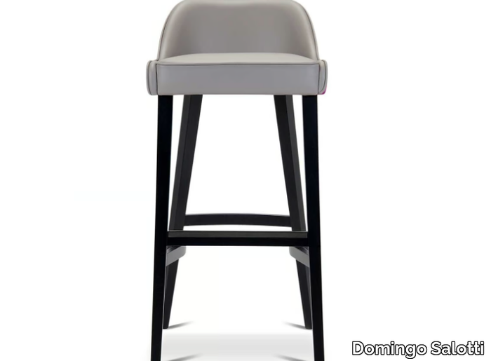 PAT - High fabric stool with footrest _ Domingo Salotti