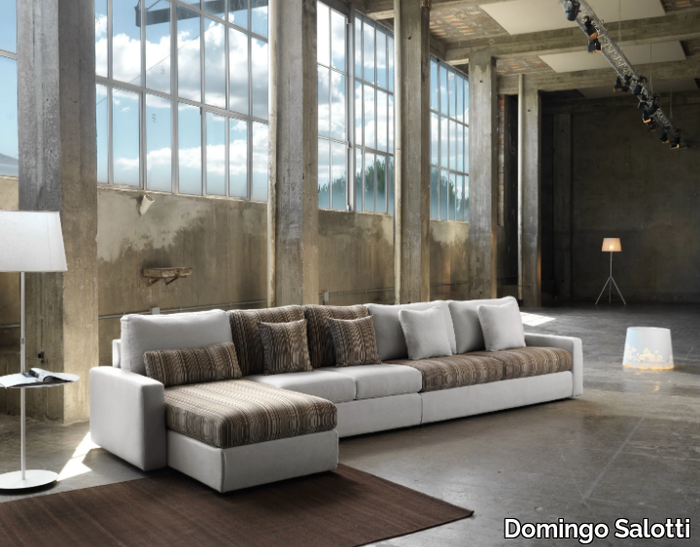 LESLIE - Convertible fabric sofa with removable cover _ Domingo Salotti