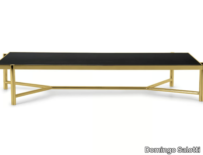 REA - Low rectangular ceramic coffee table _ Domingo Salotti