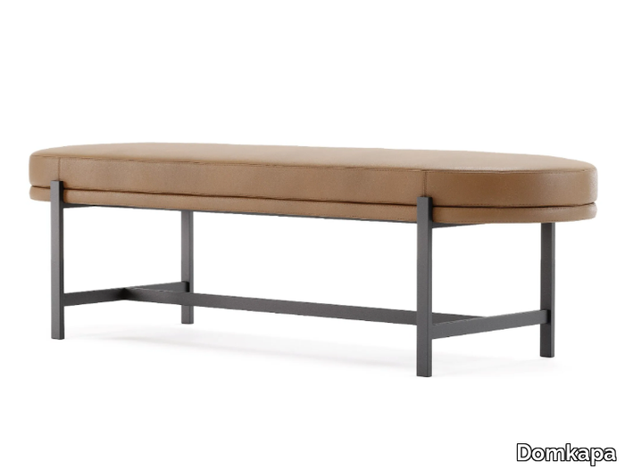 COLBERT - Upholstered leather bench _ Domkapa