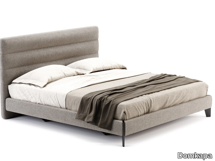 YUMI - Double bed with upholstered headboard _ Domkapa