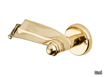 KOREIA - Brass door handle on rose _ Dnd