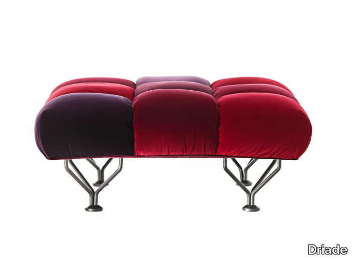 33 CUSCINI - Velvet footstool _ Driade