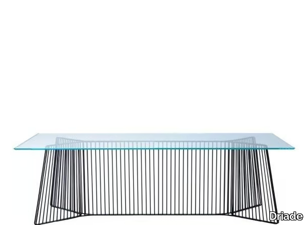 ANAPO - Tempered glass table _ Driade