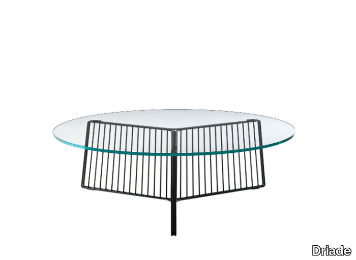 ANAPO - Tempered glass coffee table _ Driade