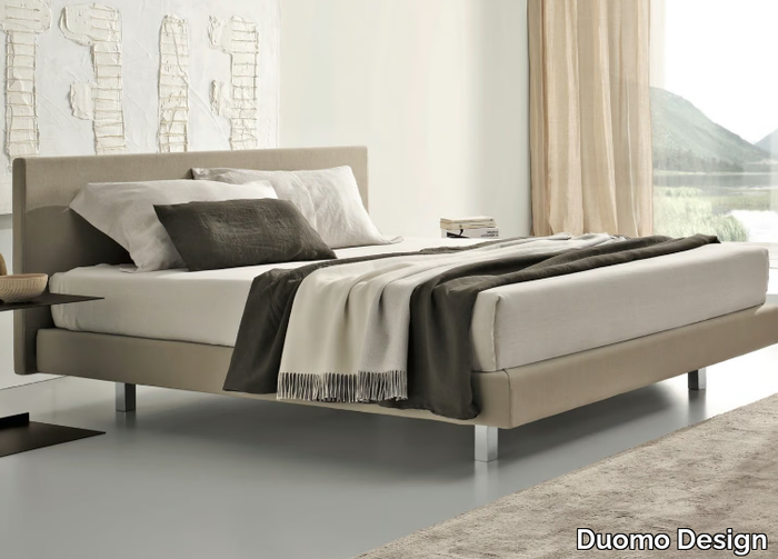 DERBY - Upholstered double bed _ Duomo Design