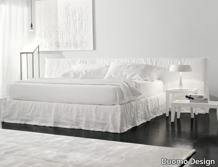 DRESS LONG - Upholstered double bed _ Duomo Design