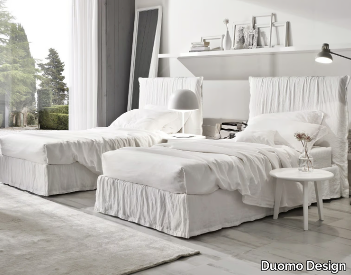 DRESS - Upholstered single bed _ Duomo Design