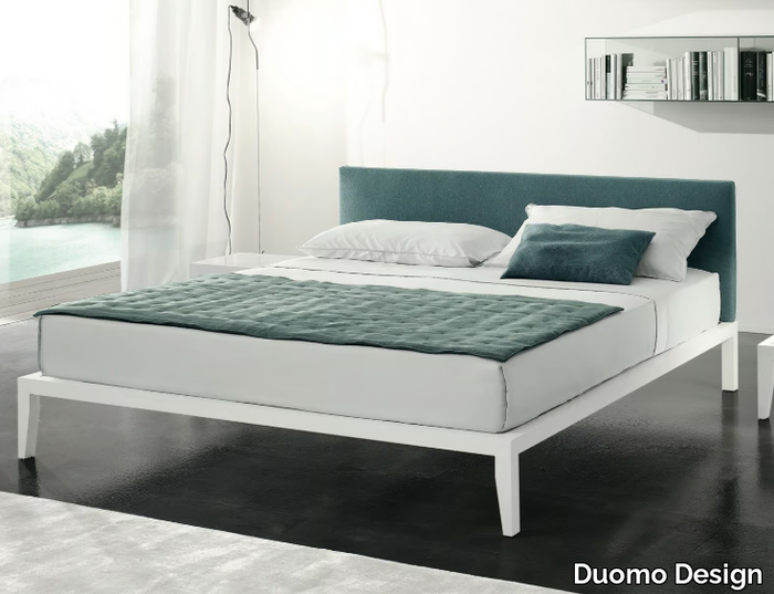 LERA AIR - Double bed with upholstered headboard _ Duomo Design