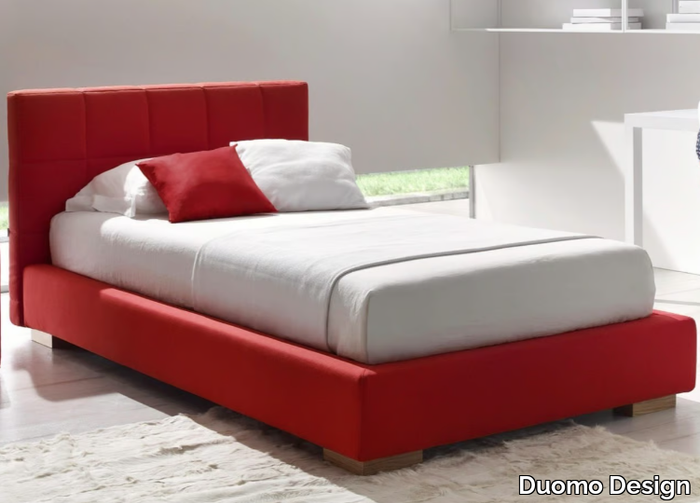 MONO BASIC - MONO SPONDA LARGE - Full size upholstered bed _ Duomo Design