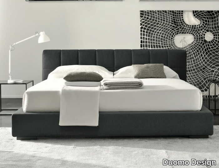 MONO SPONDA LARGE - Upholstered double bed _ Duomo Design