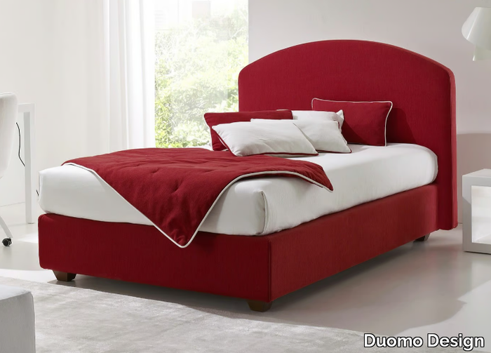 ODEA - Full size bed with upholstered headboard _ Duomo Design