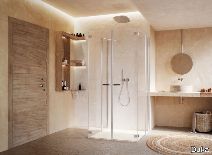 MULTI-S 4000 NEW - Rectangular crystal shower cabin _ Duka