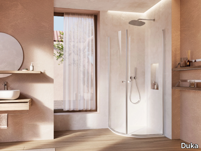 MULTI-S 4000 NEW - Crystal curved shower cabin _ Duka