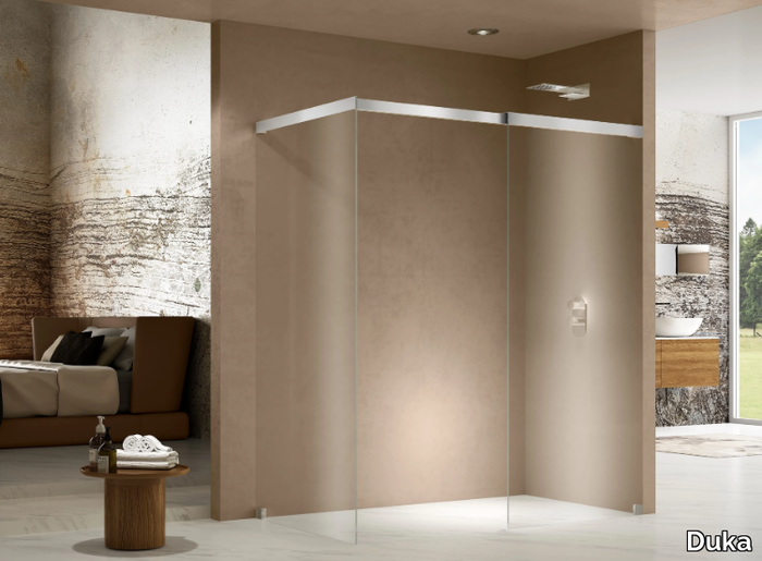 LIBERO 5000 - Corner crystal shower cabin _ Duka