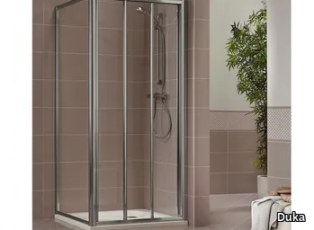 DUKESSA 3000 - A-CT3 - Crystal shower cabin with sliding door _ Duka