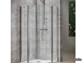 VELA 2000 V6RSL - Crystal shower cabin with tray _ Duka