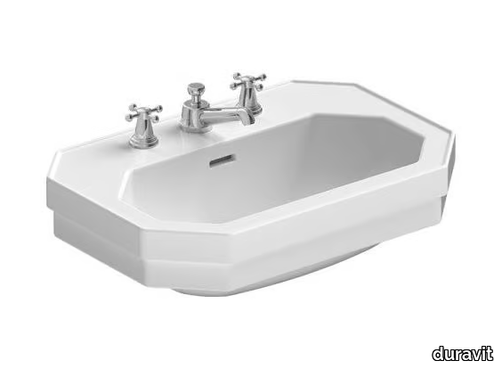 1930 - Ceramic washbasin with overflow _ Duravit