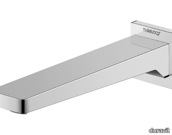 MANHATTAN - Bathtub spout with plate _ Duravit